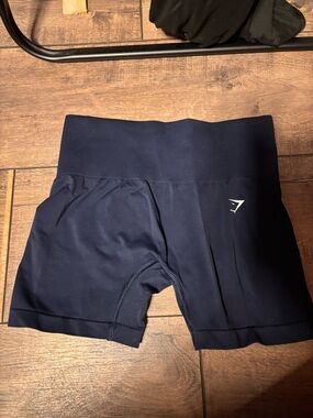 Gymshark Navy High-Rise Bike Shorts
